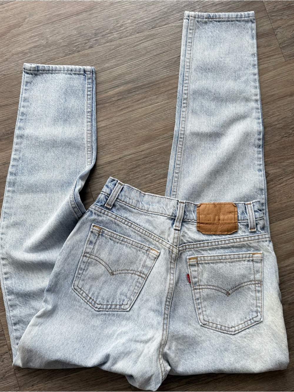 Vtg Levis 512 90s USA Light Wash Jeans Womens High Rise Casual Everyday 26x30
